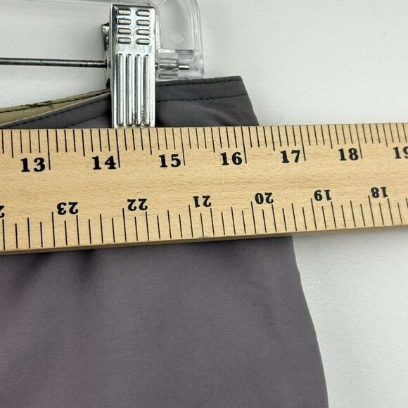 Patagonia Men's Size 32 Gray Blue Trim Swim Logo Shorts Drawstring Wavefarer - Picture 6 of 13